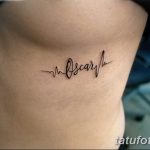 фото тату под женской грудью 26.01.2019 №145 - tattoo under the breasts - tatufoto.com