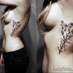 фото тату под женской грудью 26.01.2019 №173 - tattoo under the breasts - tatufoto.com
