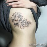 фото тату под женской грудью 26.01.2019 №188 - tattoo under the breasts - tatufoto.com