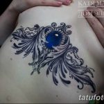 фото тату под женской грудью 26.01.2019 №191 - tattoo under the breasts - tatufoto.com