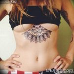 фото тату под женской грудью 26.01.2019 №198 - tattoo under the breasts - tatufoto.com