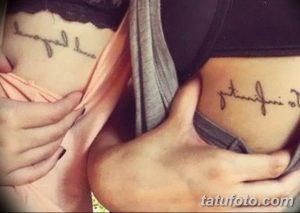 фото тату под женской грудью 26.01.2019 №205 - tattoo under the breasts - tatufoto.com