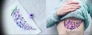 фото тату под женской грудью 26.01.2019 №217 - tattoo under the breasts - tatufoto.com