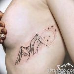 фото тату под женской грудью 26.01.2019 №235 - tattoo under the breasts - tatufoto.com