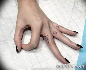 Фото тату с изображением ракеты, планеты и звезды на руке. Минималистичный дизайн, черные контуры, космическая тематика. Идеально для любителей космоса.