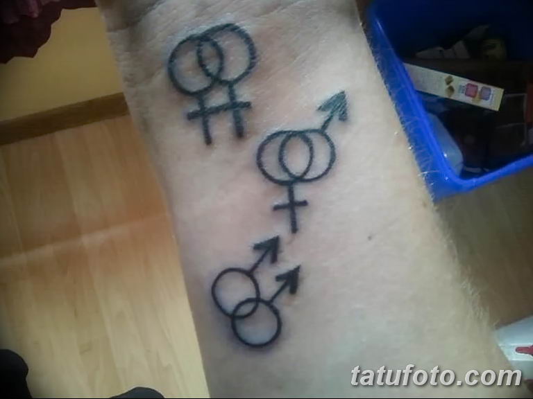 Фото тату ЛГБТ (геев и лесбиянок) 26.02.2019 №007 - LGBT tattoo photos - tatufoto.com
