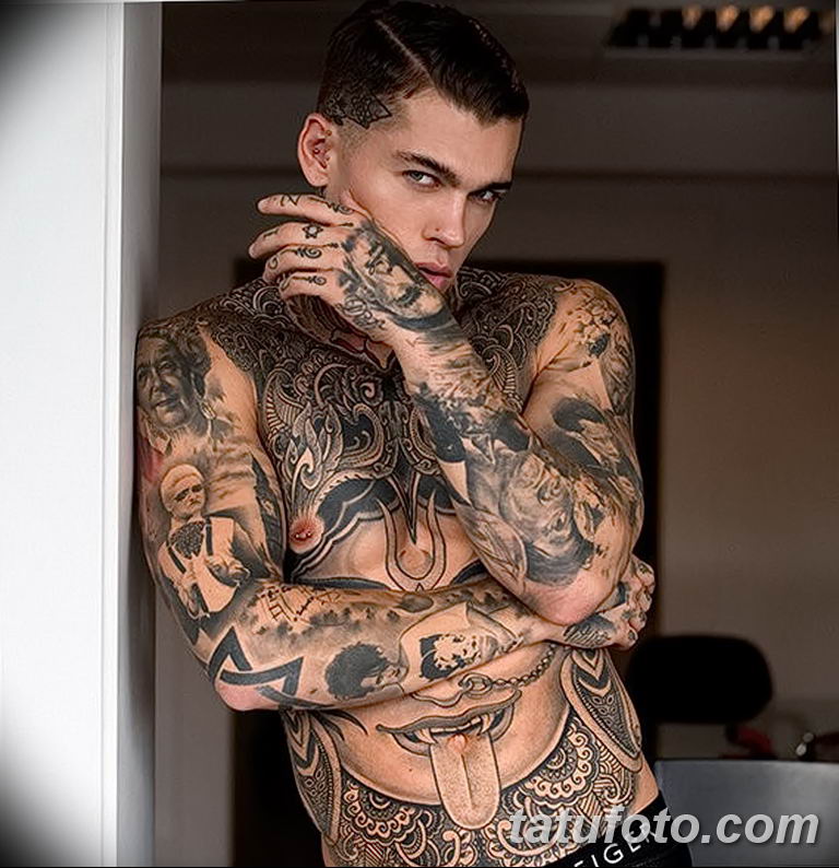 Gay star hand tattoo