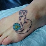 Фото тату хорёк 26.02.2019 №107 - Photo tattoo ferret - tatufoto.com