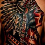 фото Индейские татуировки 09.02.2019 №045 - Indian tattoos - tatufoto.com