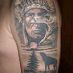 фото Индейские татуировки 09.02.2019 №052 - Indian tattoos - tatufoto.com