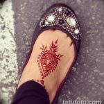 фото мехенди на стопе 13.02.2019 №064 - photo mehendi on foot - tatufoto.com