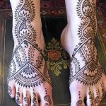 фото мехенди на стопе 13.02.2019 №069 - photo mehendi on foot - tatufoto.com