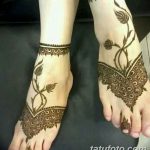 фото мехенди на стопе 13.02.2019 №090 - photo mehendi on foot - tatufoto.com