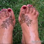 фото мехенди на стопе 13.02.2019 №133 - photo mehendi on foot - tatufoto.com