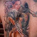 фото тату женщина амазонка 06.02.2019 №009 - photo tattoo woman amazon - tatufoto.com