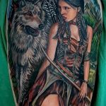 фото тату женщина амазонка 06.02.2019 №013 - photo tattoo woman amazon - tatufoto.com