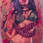 фото тату женщина амазонка 06.02.2019 №015 - photo tattoo woman amazon - tatufoto.com