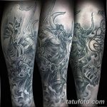 фото тату минотавр 01.02.2019 №026 - example drawing tattoo with a minotaur - tatufoto.com
