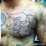 фото тату минотавр 01.02.2019 №044 - example drawing tattoo with a minotaur - tatufoto.com