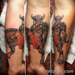 фото тату минотавр 01.02.2019 №049 - example drawing tattoo with a minotaur - tatufoto.com