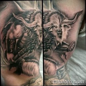 фото тату минотавр 01.02.2019 №052 - example drawing tattoo with a minotaur - tatufoto.com