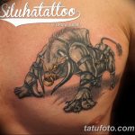 фото тату минотавр 01.02.2019 №077 - example drawing tattoo with a minotaur - tatufoto.com