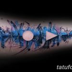 фото тату музыкальный плеер 13.02.2019 №054 - photo tattoo music player - tatufoto.com