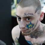 фото тату над бровью 25.02.2019 №040 - photo tattoo over eyebrow - tatufoto.com