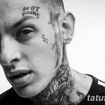 фото тату над бровью 25.02.2019 №042 - photo tattoo over eyebrow - tatufoto.com