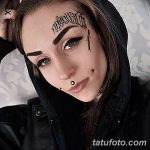 фото тату над бровью 25.02.2019 №056 - photo tattoo over eyebrow - tatufoto.com