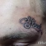 фото тату над бровью 25.02.2019 №060 - photo tattoo over eyebrow - tatufoto.com