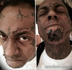 фото тату над бровью 25.02.2019 №081 - photo tattoo over eyebrow - tatufoto.com