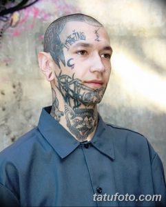 фото тату над бровью 25.02.2019 №083 - photo tattoo over eyebrow - tatufoto.com