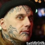 фото тату над бровью 25.02.2019 №095 - photo tattoo over eyebrow - tatufoto.com