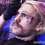 фото тату над бровью 25.02.2019 №096 - photo tattoo over eyebrow - tatufoto.com