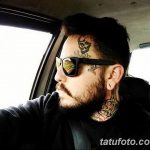 фото тату над бровью 25.02.2019 №104 - photo tattoo over eyebrow - tatufoto.com
