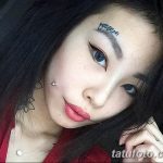 фото тату над бровью 25.02.2019 №107 - photo tattoo over eyebrow - tatufoto.com