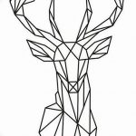эскиз тату олень 23.02.2019 №017 - sketch tattoo deer - tatufoto.com