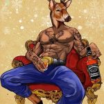 эскиз тату олень 23.02.2019 №124 - sketch tattoo deer - tatufoto.com