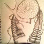эскиз тату олень 23.02.2019 №147 - sketch tattoo deer - tatufoto.com