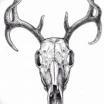 эскиз тату олень 23.02.2019 №150 - sketch tattoo deer - tatufoto.com
