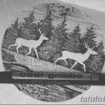 эскиз тату олень 23.02.2019 №165 - sketch tattoo deer - tatufoto.com