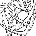 эскиз тату олень 23.02.2019 №166 - sketch tattoo deer - tatufoto.com