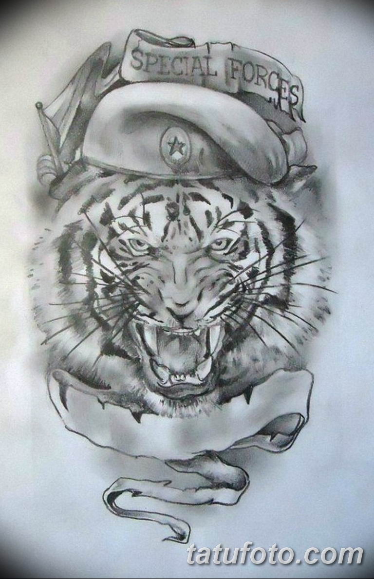 эскиз тату тигра мужские 09.03.2019 №031 - tattoo sketches ...