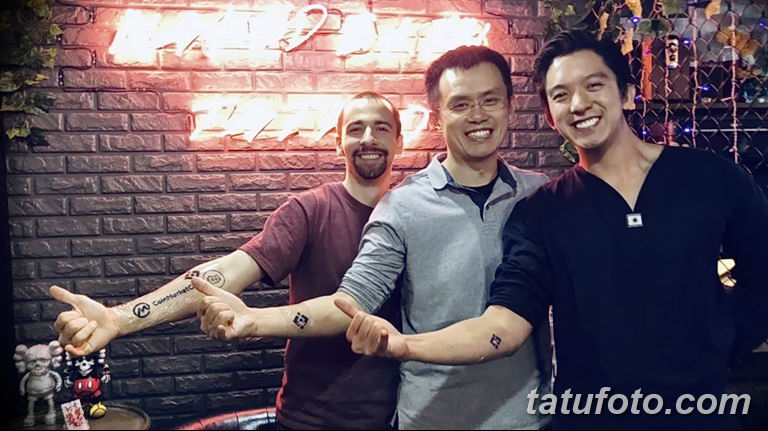 Чанпен Чжао сделал татуировку с логотипом Binance как символ своей вечной приверженности к платформе - фото
