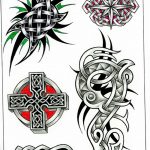 кельтские узоры тату эскизы мужские 09.03.2019 №015 - tattoo sketches - tatufoto.com