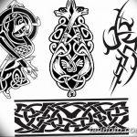 кельтские узоры тату эскизы мужские 09.03.2019 №025 - tattoo sketches - tatufoto.com