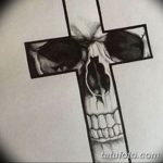 крест тату эскиз мужской 09.03.2019 №016 - tattoo sketches - tatufoto.com
