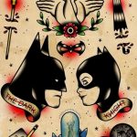 олд скул тату эскизы мужские 09.03.2019 №006 - tattoo sketches - tatufoto.com