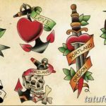 олд скул тату эскизы мужские 09.03.2019 №015 - tattoo sketches - tatufoto.com